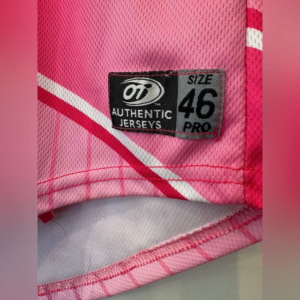 B’ham Barons Authentic Game Jersey for Breast Cancer Awareness, size 46(xl), - Picture 3 of 9